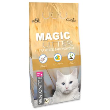 Magic cat Magic Litter Bentonit Ultra White Baby Powder 5L/4,4kg