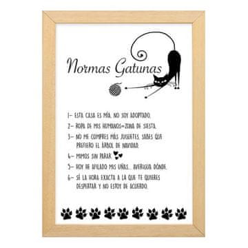 BigBuy Stenska dekoracija Mačke 32 x 25 cm