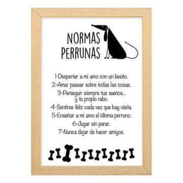 BigBuy Stenska dekoracija Pes 32 x 25 cm