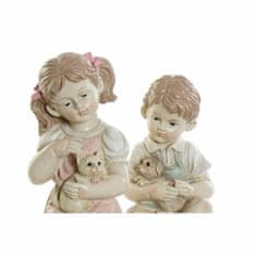 DKD Home Decor Dekorativna figura DKD Home Decor Resin Children (14,5 x 16 x 26 cm) (2 kosa)