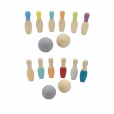 DKD Home Decor Igra za kegljanje DKD Home Decor Wood (3 x 3 x 10 cm) (2 kosa) (8 kosov)
