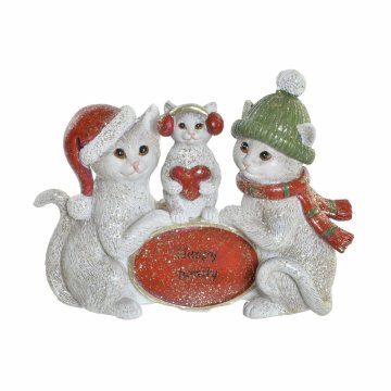 DKD Home Decor Dekorativna figura DKD Home Decor 8424001742813 12,5 x 3 x 9,5 cm Mačka iz smole