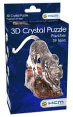 HCM Kinzel 3D kristalna sestavljanka Črni panter 39 kosov