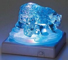 3D kristalna sestavljanka Polarni medved z mladičem / 40 kosov