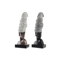 DKD Home Decor Dekorativna figura DKD Home Decor Resin Afričanka (15,5 x 13,5 x 42 cm) (2 enoti)