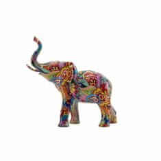 DKD Home Decor Dekorativna figura DKD Home Decor Slon iz smole moderno (26,5 x 10 x 22 cm)