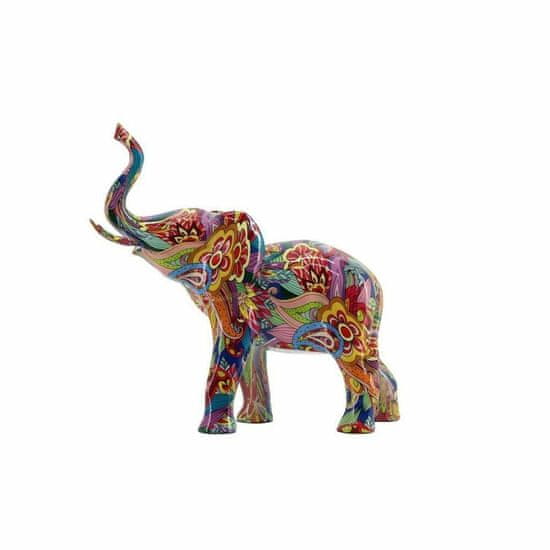 DKD Home Decor Dekorativna figura DKD Home Decor Slon iz smole moderno (26,5 x 10 x 22 cm)
