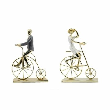 DKD Home Decor Dekorativna figura DKD Home Decor Metal Aluminium Resin (22,5 x 11 x 33,5 cm) (2 enoti)