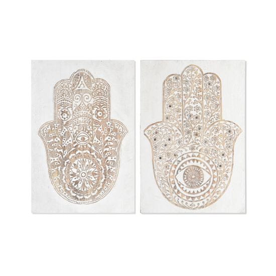DKD Home Decor Zidna dekoracija DKD Home Decor Starani zaključek 40 x 3 x 60 cm Arabska roka (2 enoti)