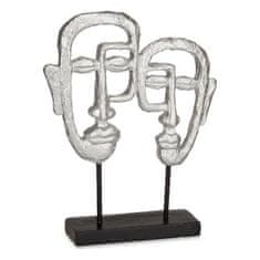 Gift Decor Dekorativna figura Obraz srebrni poliresin (27 x 32,5 x 10,5 cm)