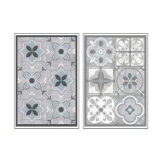 Atmosphera Nalepke Atmosphera Ornamental Stick Tile 43,5 x 30 x 0,1 cm Grey