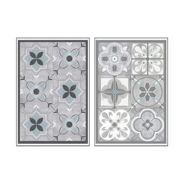 Atmosphera Nalepke Atmosphera Ornamental Stick Tile 43,5 x 30 x 0,1 cm Grey