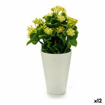 BigBuy Okrasne plastične rastline (11 x 22 x 11 cm) (12 enot)