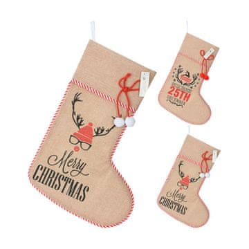 BigBuy Božična nogavica