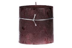Autronic božična sveča, Bordo barva. 453g vosek SVW1272-VINOVA