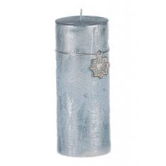 Autronic božična sveča, Svetlo modra barva. 367g vosek. SVW1291-SVMODRA