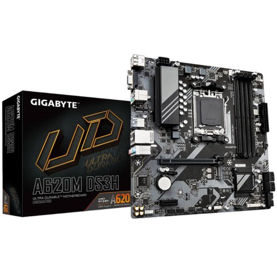 Gigabyte A620M DS3H osnovna plošča, AM5, DDR5, Micro ATX (A620M-DS3H)