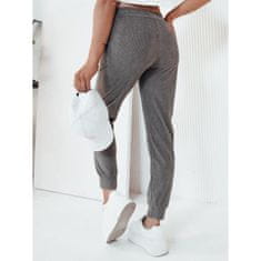 Dstreet Ženske športne hlače BRINAT sive barve uy2048 M-L
