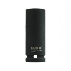 YATO Udarna vtičnica 1/2" šesterokotna globoka 20 mm CrMo