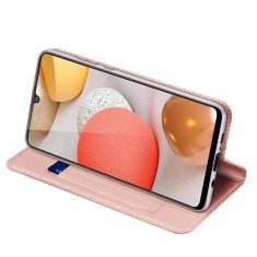 HURTEL Etui ovitek Skin Pro Bookcase za Samsung Galaxy A42 5G roza