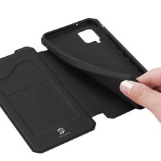 HURTEL Etui ovitek Skin Pro Bookcase Skin X za Samsung Galaxy A42 5G črn