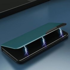 HURTEL Etui ovitek View Case iz eko usnja za Samsung Galaxy A02s EU črn