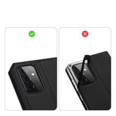 HURTEL Etui ovitek Skin Pro Bookcase Skin X za Samsung Galaxy A72 4G črn