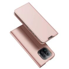 HURTEL Etui ovitek Skin Pro Bookcase za Xiaomi Redmi Note 9T 5G roza