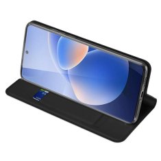 HURTEL Etui ovitek Skin Pro Bookcase za Vivo X60 črn
