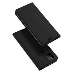 HURTEL Etui ovitek Skin Pro Bookcase za Google Pixel 5a črn