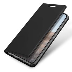 HURTEL Etui ovitek Skin Pro Bookcase za Google Pixel 5a črn