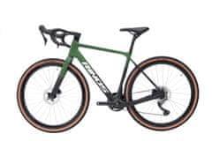 RINOS Sandman4.0 Carbon gravel kolo za cross country Shimano GRX400 Kros kolo karbon gramozno kolo iz ogljikovih vlaken, vojaško zelena, 54 "