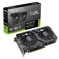 ASUS Dual GeForce RTX 4060 EVO OC grafična kartica, 8 GB GDDR6 (90YV0JC7-M0NA00)