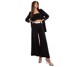 ITALY MODA Ženske hlače za obleko črne DHJ-SP-5583.97_407125 Univerzalni