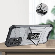 HURTEL Etui ovitek Crystal Ring Armor za Samsung Galaxy A72 4G črn