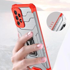 HURTEL Etui ovitek Crystal Ring Armor za Samsung Galaxy A72 4G črn