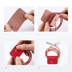 HURTEL Etui ovitek Genuine Leather za Samsung Galaxy S22 + črn