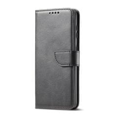 HURTEL Magnetni etui ovitek s stojalom za Samsung Galaxy S22 Ultra črn