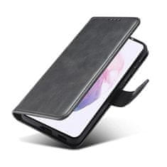 HURTEL Magnetni etui ovitek s stojalom za Samsung Galaxy S22 Ultra črn
