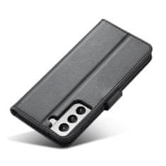 HURTEL Magnetni etui ovitek s stojalom za Samsung Galaxy S22 Ultra črn