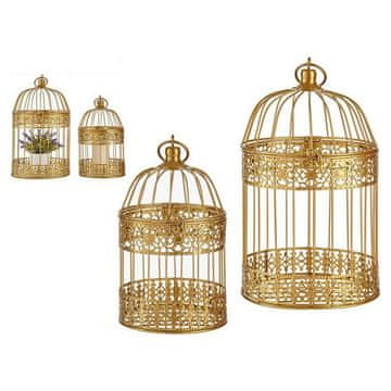 Gift Decor Komplet kletk Golden Metal (2 kosa)