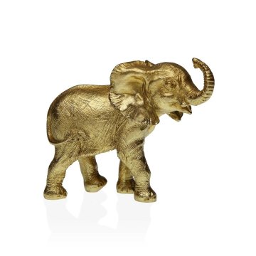 Versa Dekorativna figura Versa Slon Zlati 14 x 12 x 9 cm Smola