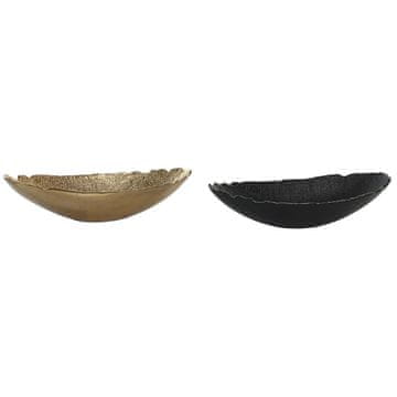 DKD Home Decor Centerpiece DKD Home Decor 43 x 20 x 10 cm Black Golden Modern (2 enoti)