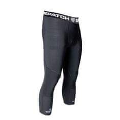 GamePatch Odporne kompresijske 3/4 hlače z zaščito kolen, črne, XS