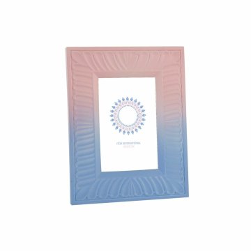 DKD Home Decor Foto okvir DKD Home Decor S3021255 Mandala Blue Pink Wood Skandinavski (20 x 1 x 25 cm)