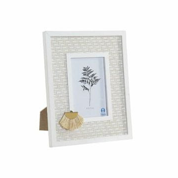 DKD Home Decor Foto okvir DKD Home Decor S3021573 Crystal Beige Wood White Boho (21,5 x 1,8 x 26,5 cm)