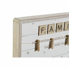 DKD Home Decor Fotografski okvir s sponkami DKD Home Decor MDF Wood (40 x 3 x 25 cm)