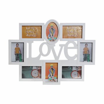 DKD Home Decor Foto okvir DKD Home Decor Love Crystal White PP Urban (62 x 3 x 47 cm)