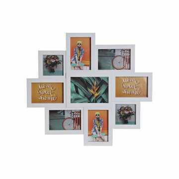 DKD Home Decor Foto okvir DKD Home Decor S3024167 Crystal White PP Urban (55 x 3,5 x 50 cm)