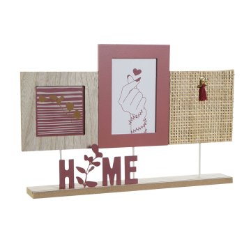 DKD Home Decor Foto okvir DKD Home Decor Home Wood Crystal Natural MDF Wood (42 x 5 x 27 cm)